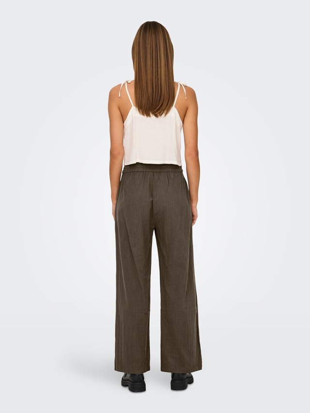 ONLY »ONLTIZANA COTTON LOOSE PANTS WVN NOOS«