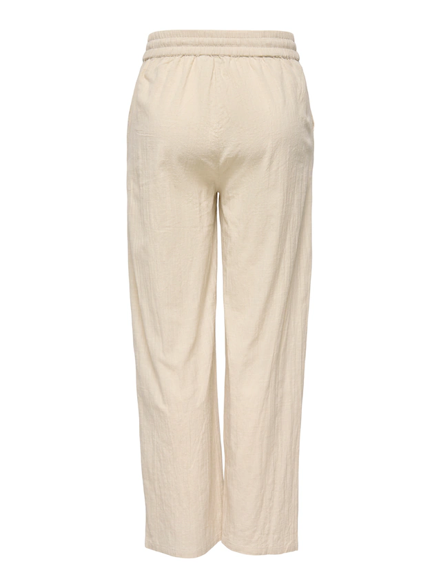 ONLY »ONLTIZANA COTTON LOOSE PANTS WVN NOOS«