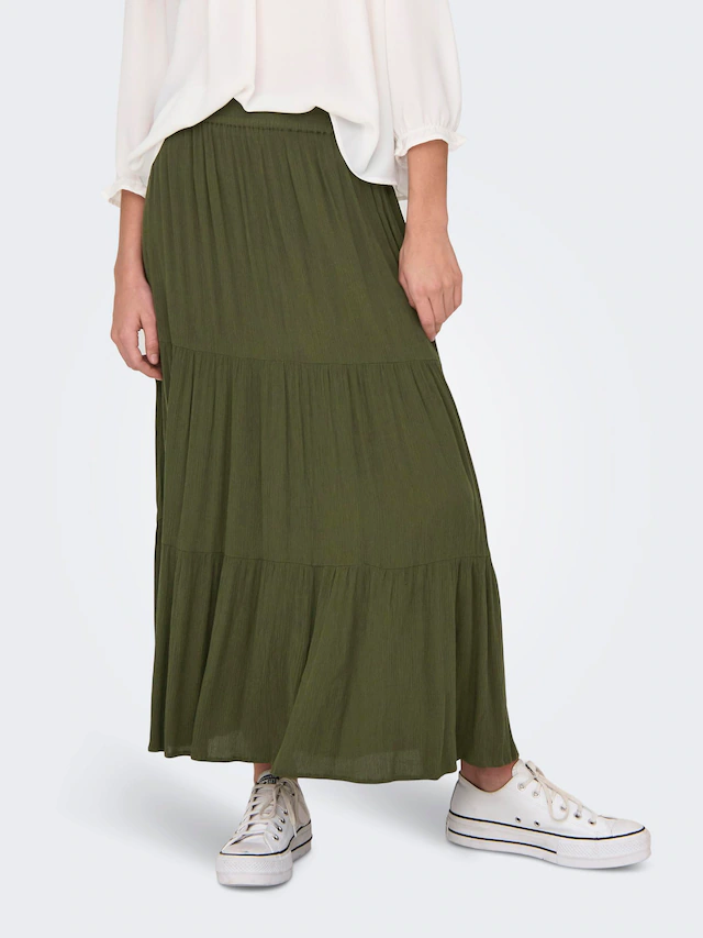ONLY Maxirock »ONLMIKKA LIFE LONG SKIRT WVN NOOS« Viskose