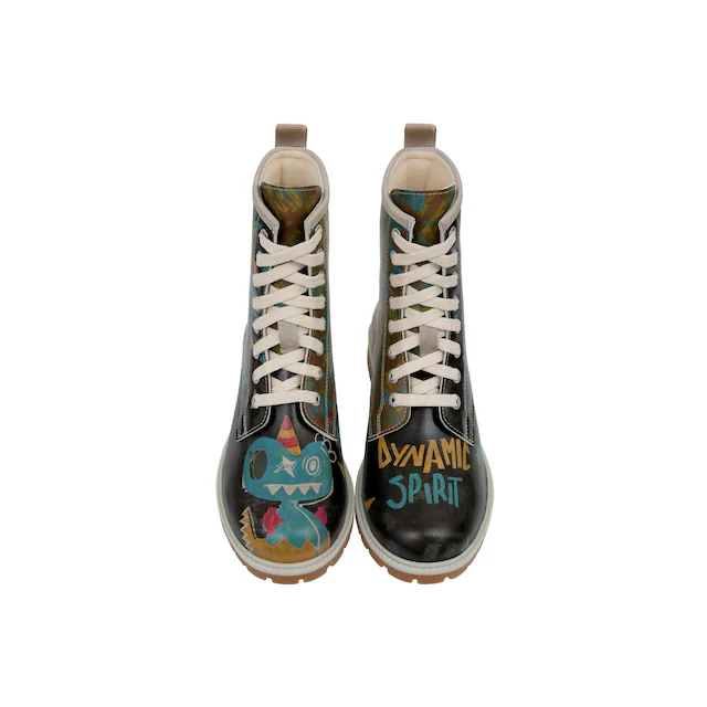 DOGO Schnürboots »Longe Boots Schnürstiefel Dynamic Spirit Damen Stiefeletten,« Handgefertigt
