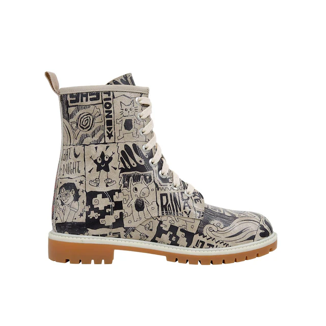 DOGO Schnürboots »Longe Boots Schnürstiefel Dynamic Spirit Damen Stiefeletten,« Handgefertigt
