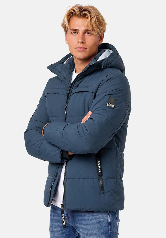 Alessandro Salvarini Winterjacke »ASDiego« mit extra hohem Kragen und vielen Taschen