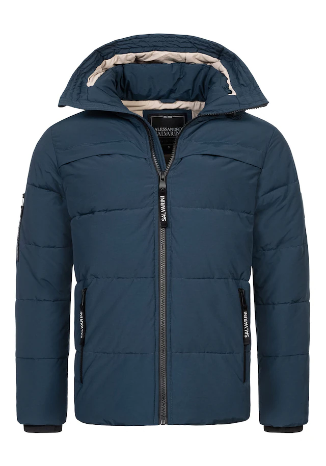 Alessandro Salvarini Winterjacke »ASDiego« mit extra hohem Kragen und vielen Taschen