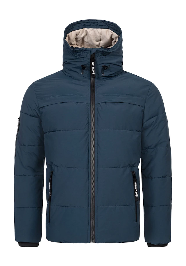 Alessandro Salvarini Winterjacke »ASDiego« mit extra hohem Kragen und vielen Taschen