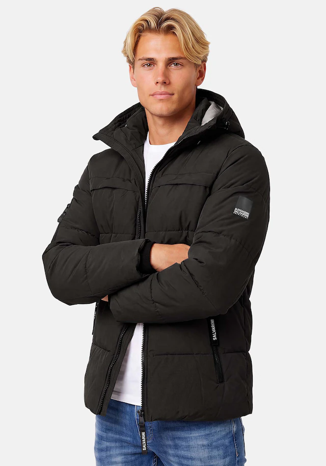 Alessandro Salvarini Winterjacke »ASDiego« mit extra hohem Kragen und vielen Taschen