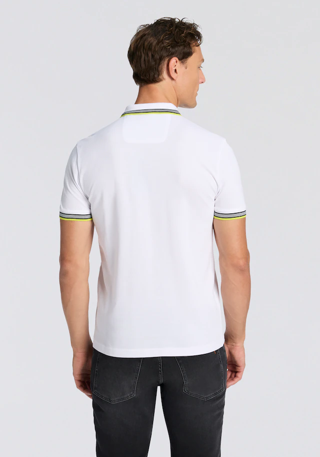 BOSS GREEN Poloshirt »Paddy Regular Fit« atmungsaktive Piqué-Webstruktur, Flachstrickkragen, gerader Schnitt