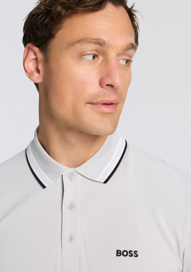 BOSS GREEN Poloshirt »Paddy Regular Fit« atmungsaktive Piqué-Webstruktur, Flachstrickkragen, gerader Schnitt