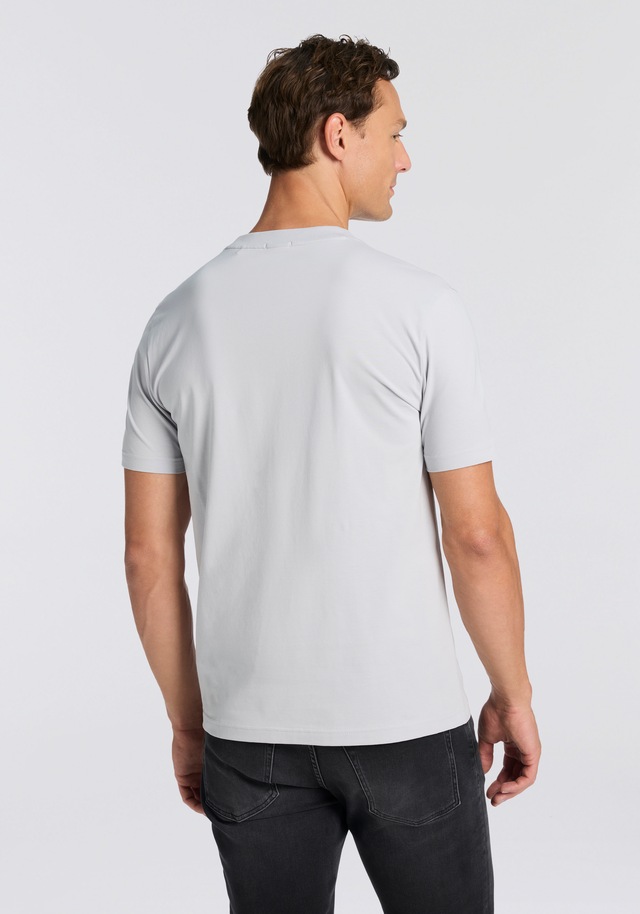 BOSS GREEN »Tee Regular Fit« Stretch Jersey Cotton, Logo on Chest, Rundhals