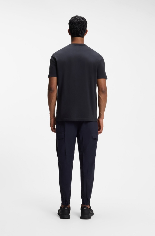 BOSS GREEN »Tee Regular Fit« Stretch Jersey Cotton, Logo on Chest, Rundhals
