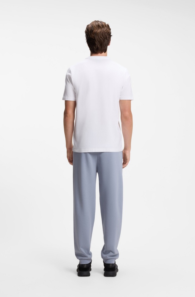 BOSS GREEN »Tee Regular Fit« Stretch Jersey Cotton, Logo on Chest, Rundhals