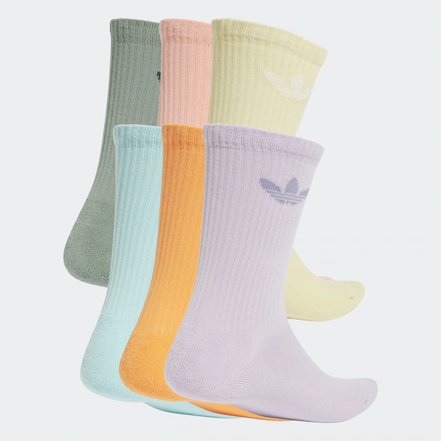 adidas Originals Sportsocken »TREFOIL CUSHION CREW, 6 PAAR« 6 Paar tlg. für Erwachsene, im praktischen 6er-Pack, mit Trefoil Logo