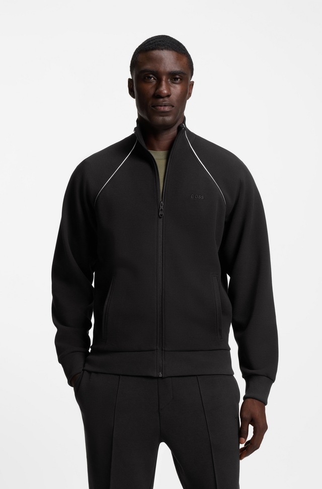 BOSS GREEN Sweatjacke »Skaz« mit Markenlabel