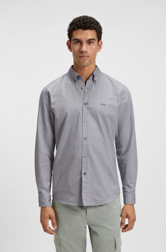 BOSS ORANGE »Rickert« mit Button-down-Kragen