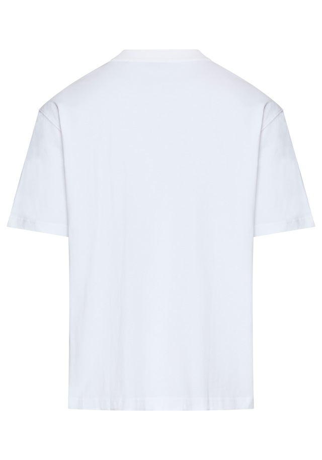 BOSS ORANGE T-Shirt »Te Dye Relaxed Fit« 100% Cotton Jersey Mock Neck Logo Centered