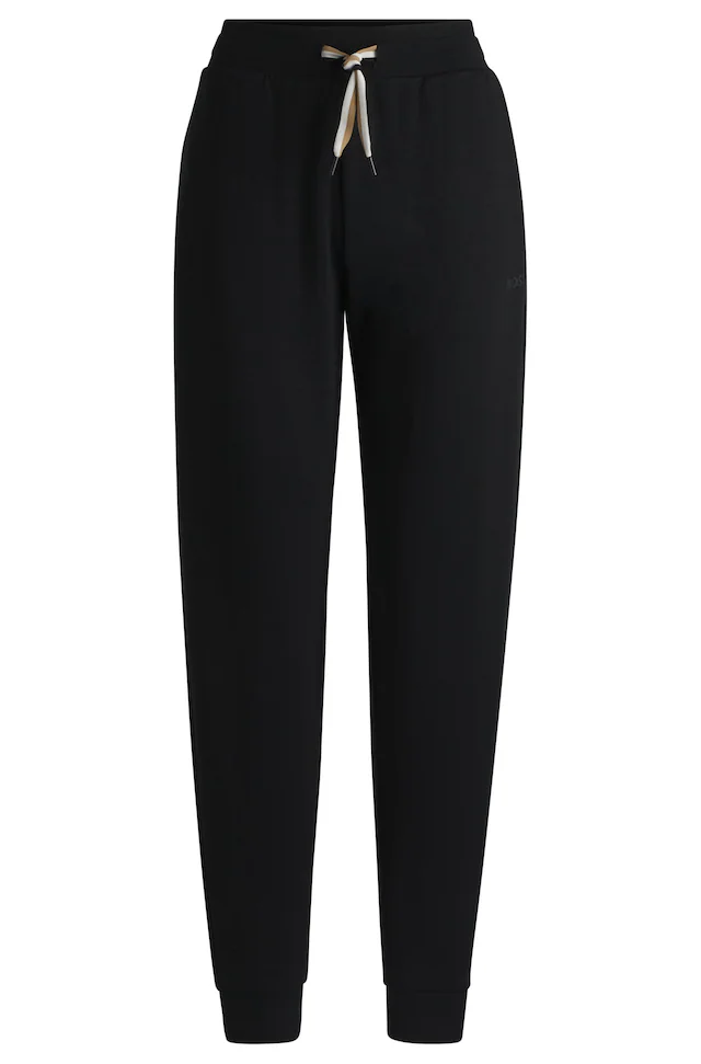 BOSS Relaxhose »CP Stripe_Pants Cuff« mit kontrastfarbener Kordel
