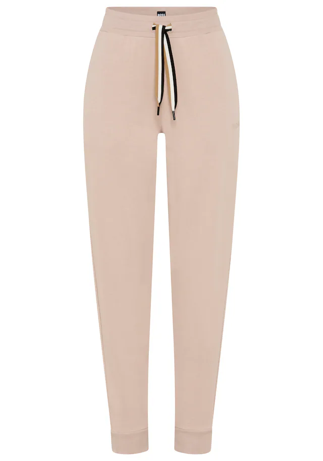 BOSS Relaxhose »CP Stripe_Pants Cuff« mit kontrastfarbener Kordel
