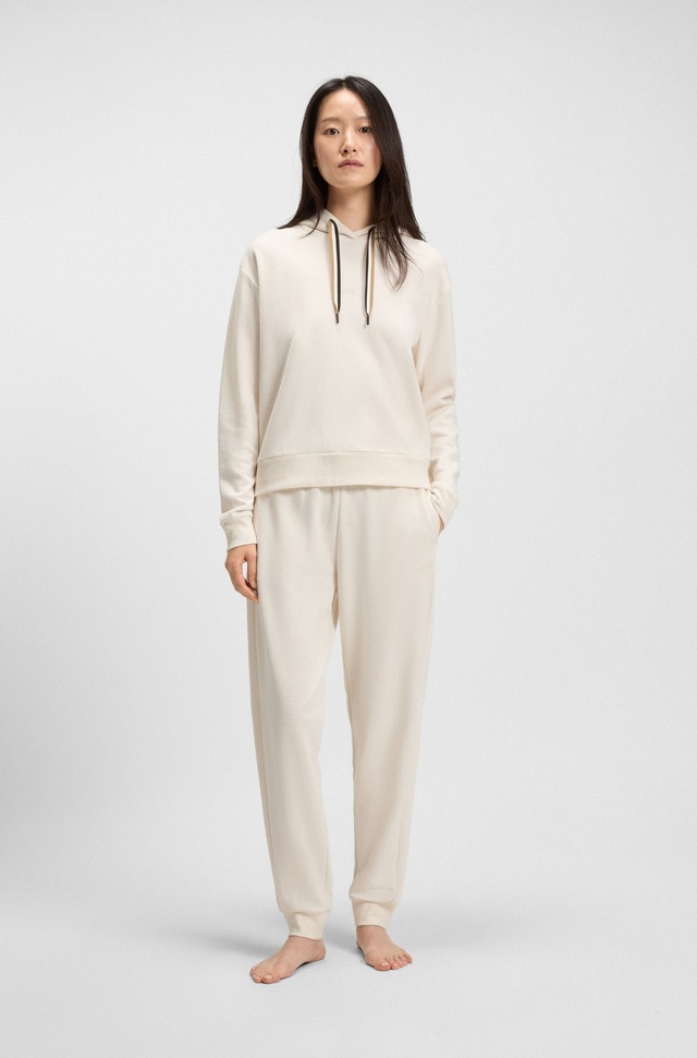 BOSS Relaxhose »CP Stripe_Pants Cuff« mit kontrastfarbener Kordel