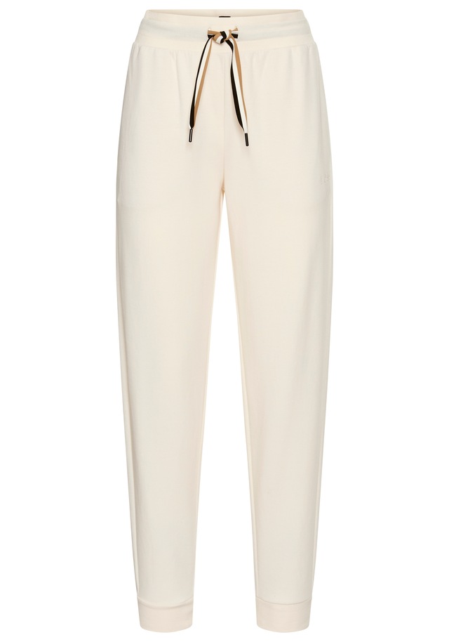 BOSS Relaxhose »CP Stripe_Pants Cuff« mit kontrastfarbener Kordel