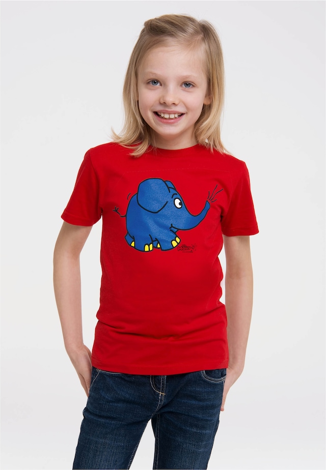 LOGOSHIRT T-Shirt »Sendung mit der Maus - Elefant Törö« mit coolem Print
