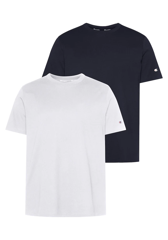 Champion T-Shirt Packung, 2 Stk. Basic Shirt, Doppelpack