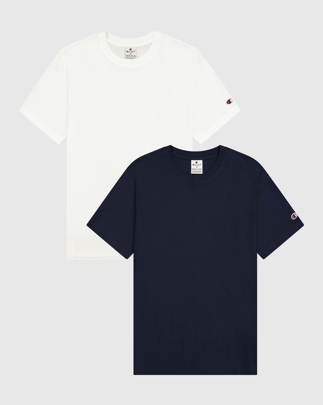 Champion T-Shirt Packung, 2 Stk. Basic Shirt, Doppelpack