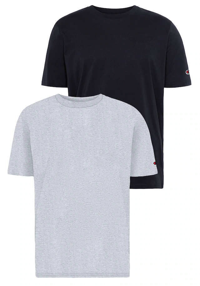 Champion T-Shirt Packung, 2 Stk. Basic Shirt, Doppelpack