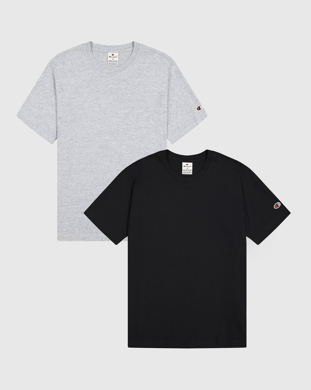 Champion T-Shirt Packung, 2 Stk. Basic Shirt, Doppelpack