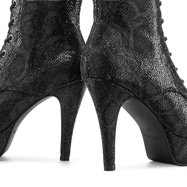 LASCANA Belle Affaire Schnürstiefelette »Stiefel« , High-Heel-Boots mit Plateauabsatz