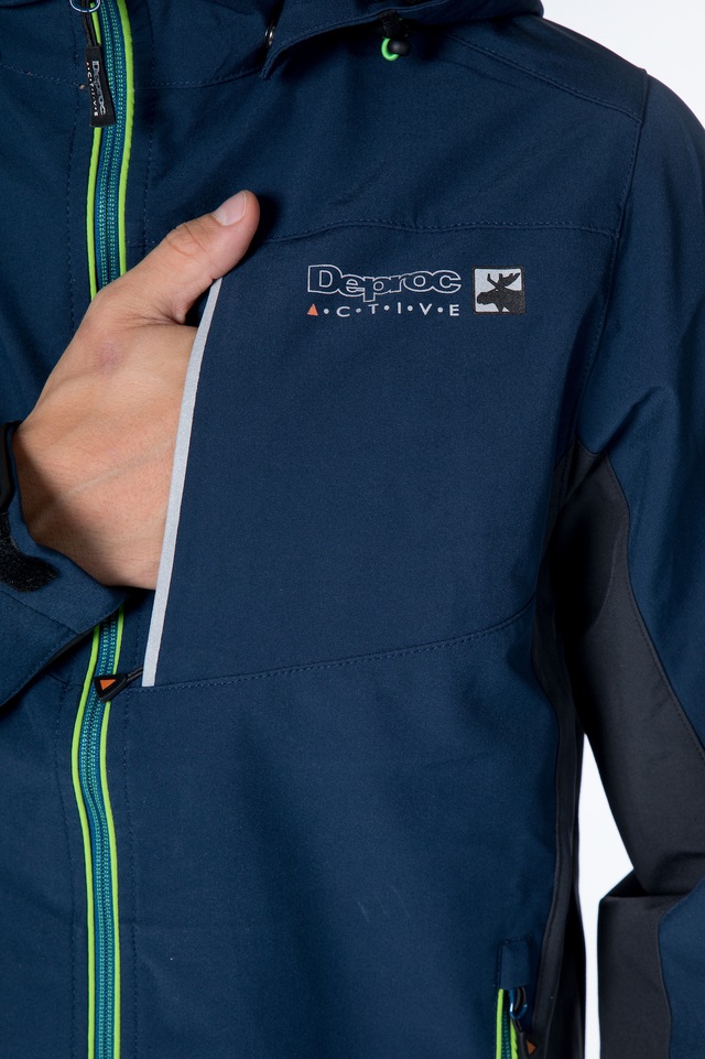 DEPROC Active Softshelljacke »NUNAVUT MEN II« mit Kapuze auch in Großen Größen erhältlich
