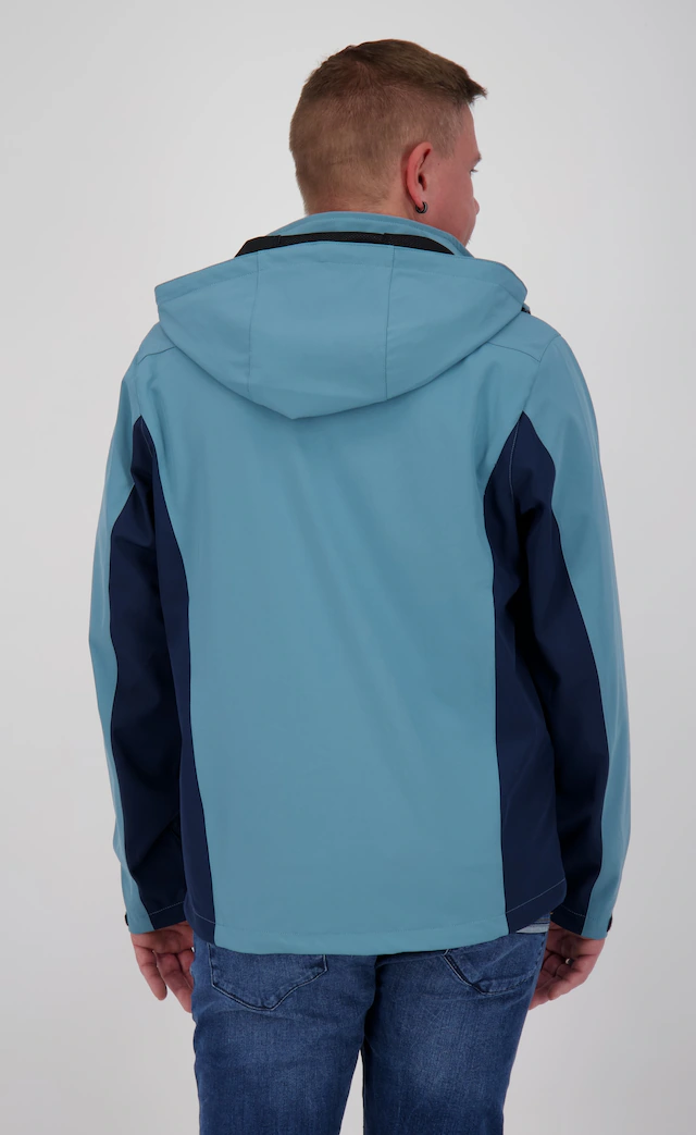 DEPROC Active Softshelljacke »NUNAVUT MEN II« mit Kapuze auch in Großen Größen erhältlich