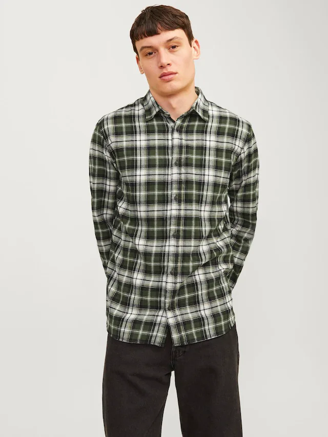 Jack & Jones Langarmhemd »JJJOSHUA FALL FLANNEL SHIRT LS«