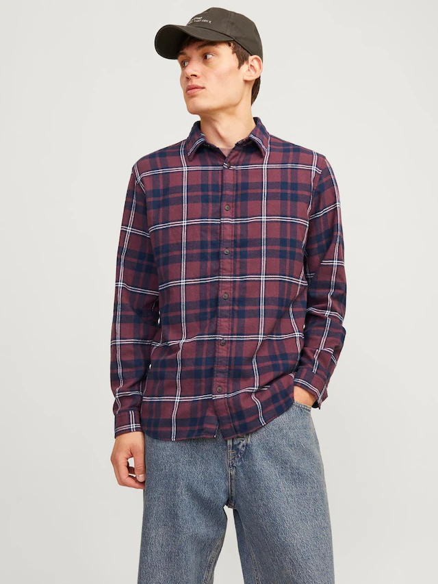 Jack & Jones Langarmhemd »JJJOSHUA FALL FLANNEL SHIRT LS«