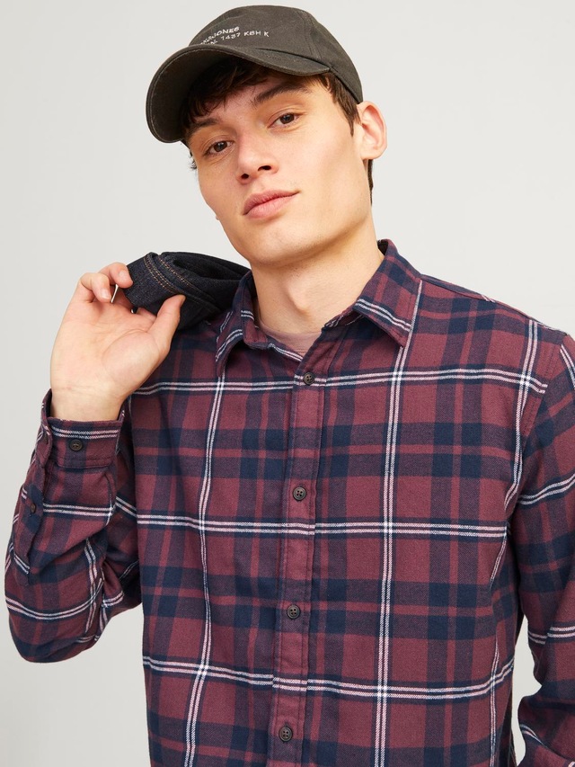 Jack & Jones Langarmhemd »JJJOSHUA FALL FLANNEL SHIRT LS«