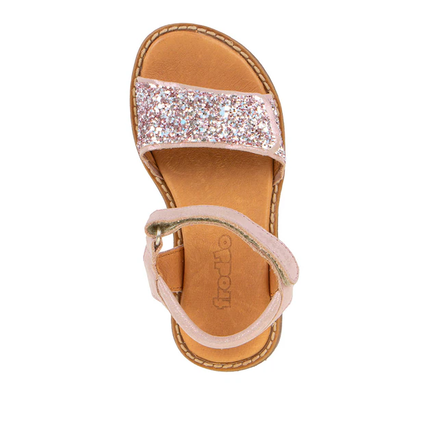 froddo® Sandale »Lore Sparkle« Sommerschuh, Klettschuh, Sandalette, mit zwei Klettverschlüsse
