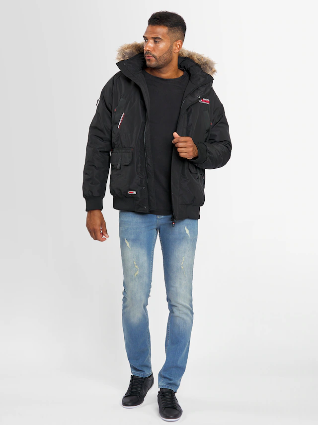 Arctic Seven Winterjacke »ASArthuro« mit abnehmbarer Kapuze und abnehmbarem Kunstfell