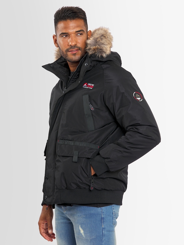 Arctic Seven Winterjacke »ASArthuro« mit abnehmbarer Kapuze und abnehmbarem Kunstfell