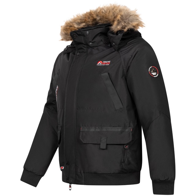 Arctic Seven Winterjacke »ASArthuro« mit abnehmbarer Kapuze und abnehmbarem Kunstfell