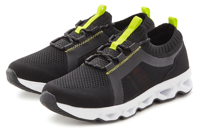 John Devin Sneaker »Schnürschuh, Freizeitschuh, Halbschuh, Schnürhalbschuh, Turnschuh« im sportiven Look mit leichter Sohle Unisex VEGAN