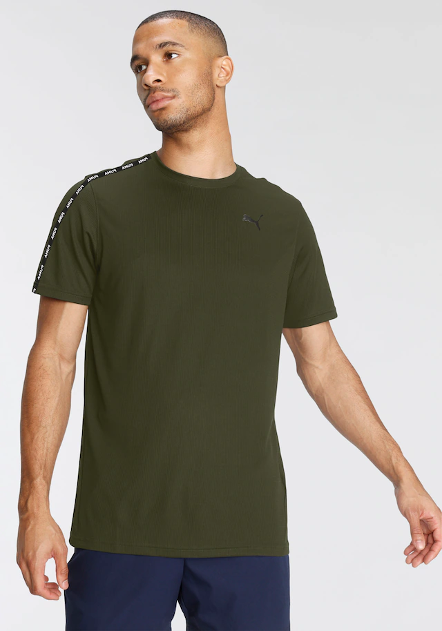 PUMA Trainingsshirt »ESSENTIALS TAPED TEE« regular fit, mit DryCELL-Technologie, atmungsaktiv