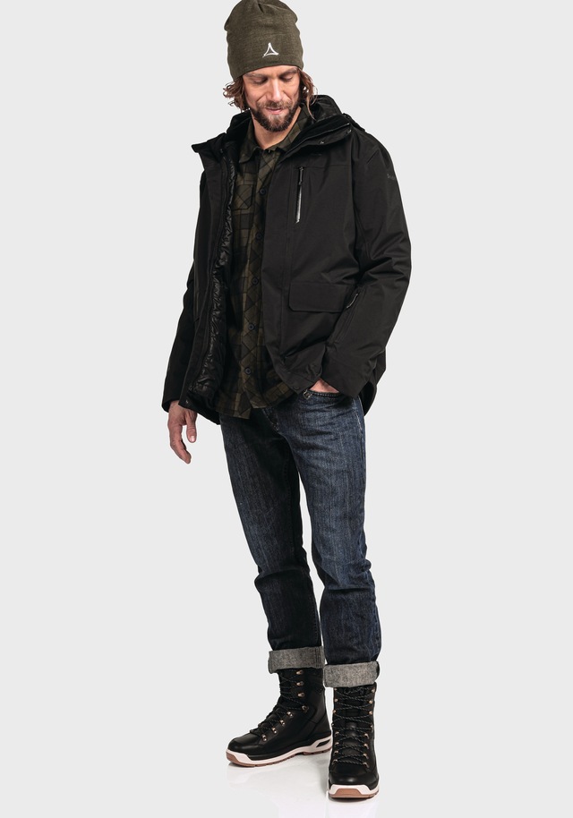 Schöffel Doppeljacke »3in1 Parka Barth M« mit Kapuze