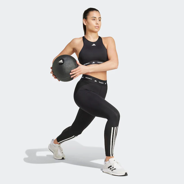adidas Performance Trainingstights »TECHFIT 3-STREIFEN 7/8-LEGGINGS« mit Climacool® Technologie, in 7/8-Länge, eng anliegende Passform