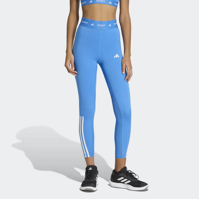 adidas Performance Trainingstights »TECHFIT 3-STREIFEN 7/8-LEGGINGS« mit Climacool® Technologie, in 7/8-Länge, eng anliegende Passform