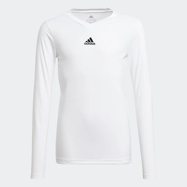 adidas Performance Langarmshirt »TEAM BASE LONGSLEEVE« für Kinder, mit V-Ausschnitt, ohne Verschluss, normale Länge