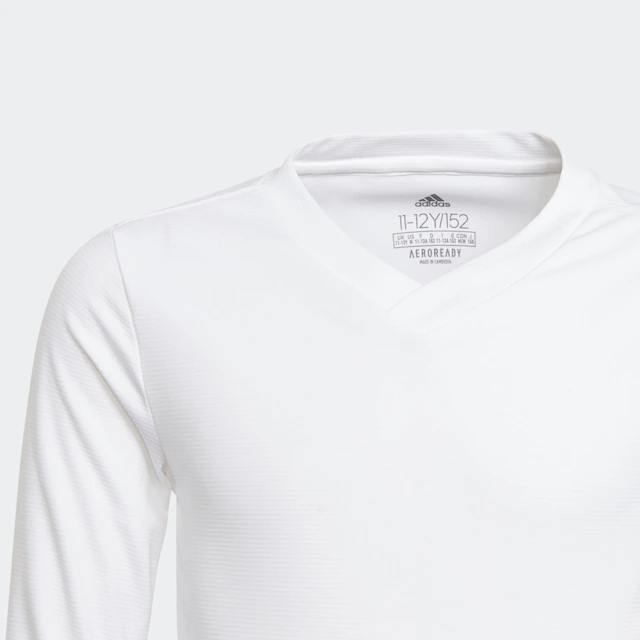 adidas Performance Langarmshirt »TEAM BASE LONGSLEEVE« für Kinder, mit V-Ausschnitt, ohne Verschluss, normale Länge