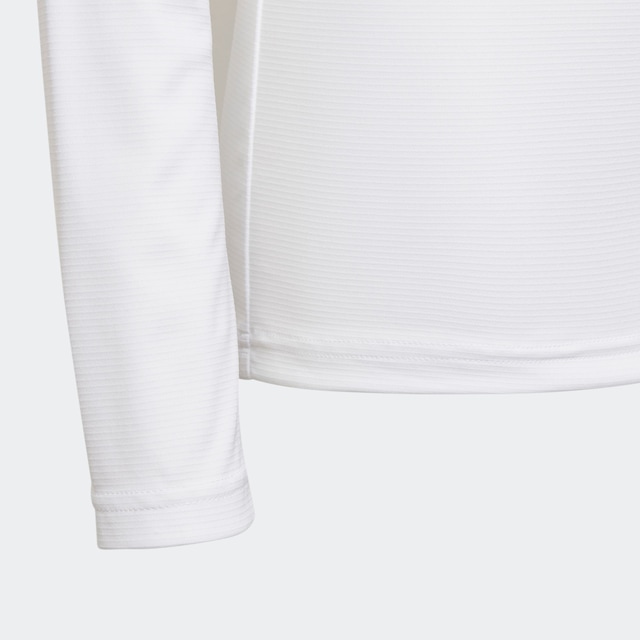 adidas Performance Langarmshirt »TEAM BASE LONGSLEEVE« für Kinder, mit V-Ausschnitt, ohne Verschluss, normale Länge