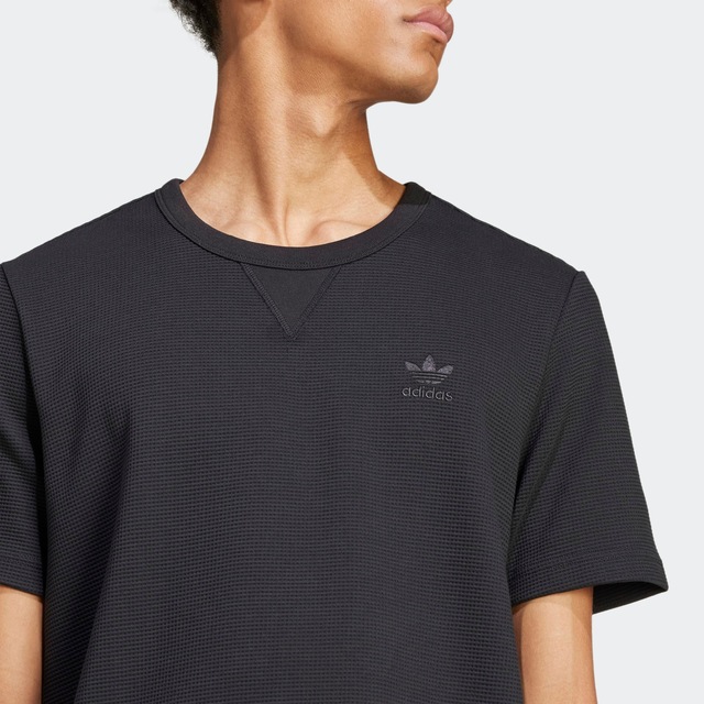 adidas Originals T-Shirt »TREFOIL ESSENTIALS WAFFLE« sportlicher Stil, reguläre Passform, für Laufen, mit Waffelstruktur