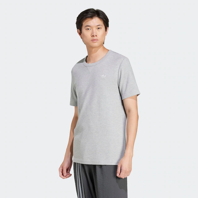 adidas Originals T-Shirt »TREFOIL ESSENTIALS WAFFLE« sportlicher Stil, reguläre Passform, für Laufen, mit Waffelstruktur