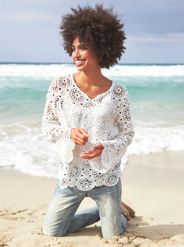 heine Spitzenshirt »Shirt« 1 Stk.