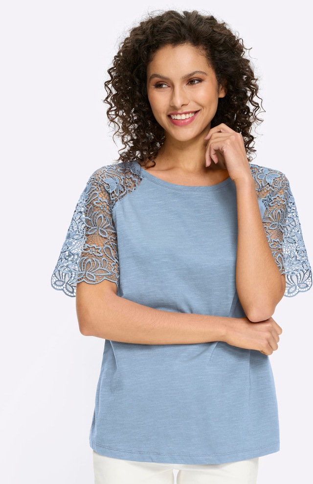 heine Spitzenshirt »Shirt« 1 tlg.