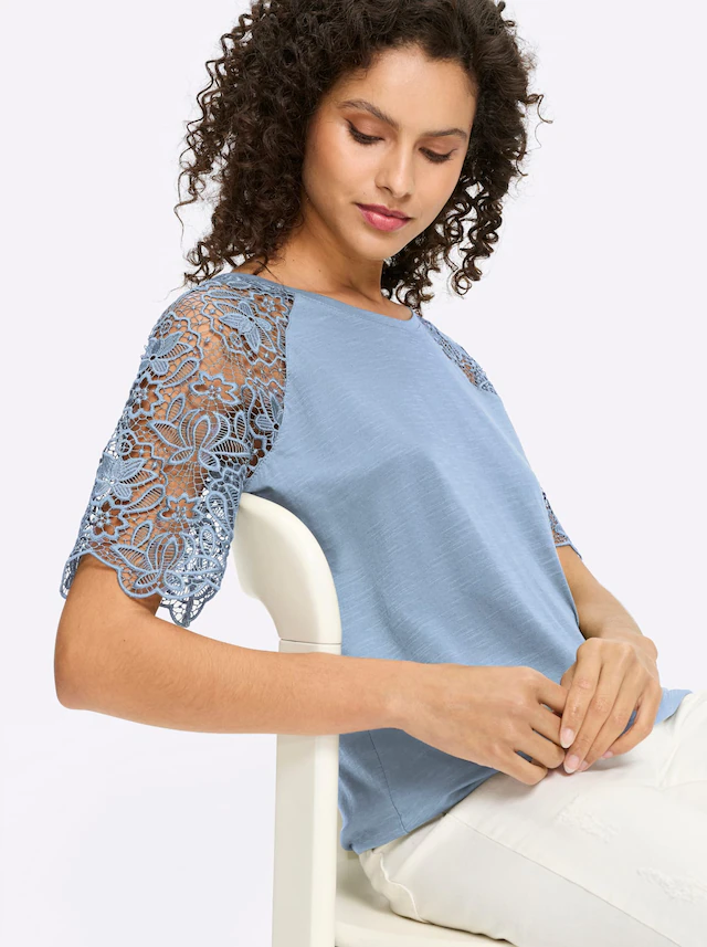 heine Spitzenshirt »Shirt« 1 tlg.